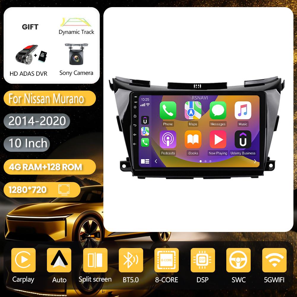 Android 16 pour Nissan Murano 3 Z52 2014 - 2020, autoradio multimédia avec Carplay, lecteur vidéo, Plug and Play, Snapdragon sans fil