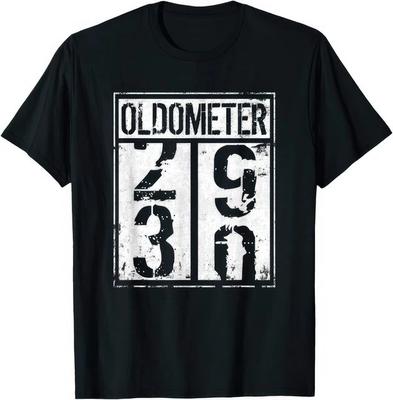 Oldometer 30th Birthday 29 To 30 Years Old Joke Funny T Shirt