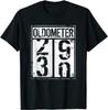 Oldometer 30th Birthday 29 To 30 Years Old Joke Funny T Shirt