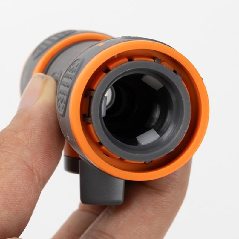Fast Coupling Water Connector ABS Materials Double Direction Flows Valves Suitable for Hose Sprayed Guns Gardening 2pcs