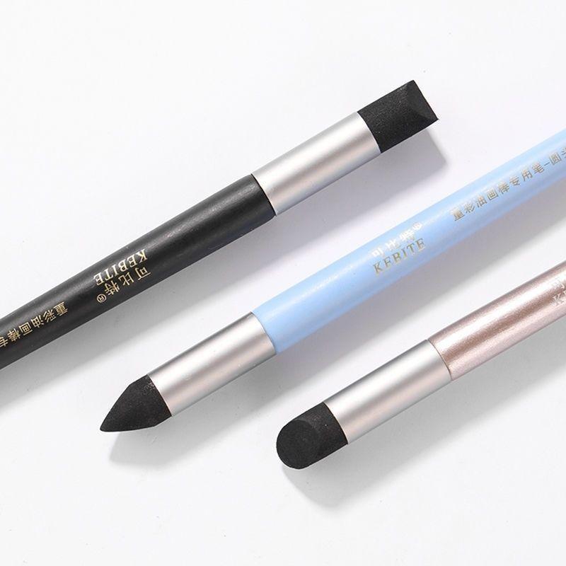 1Pcs Universal Soft Sponge Smudge Stumps Professional Oil Pastel Brushes Ideal For Art Fusing & Detailing