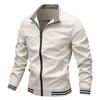 Men's Spring and Autumn Business Casual Stand-up Collar Windproof Jacket