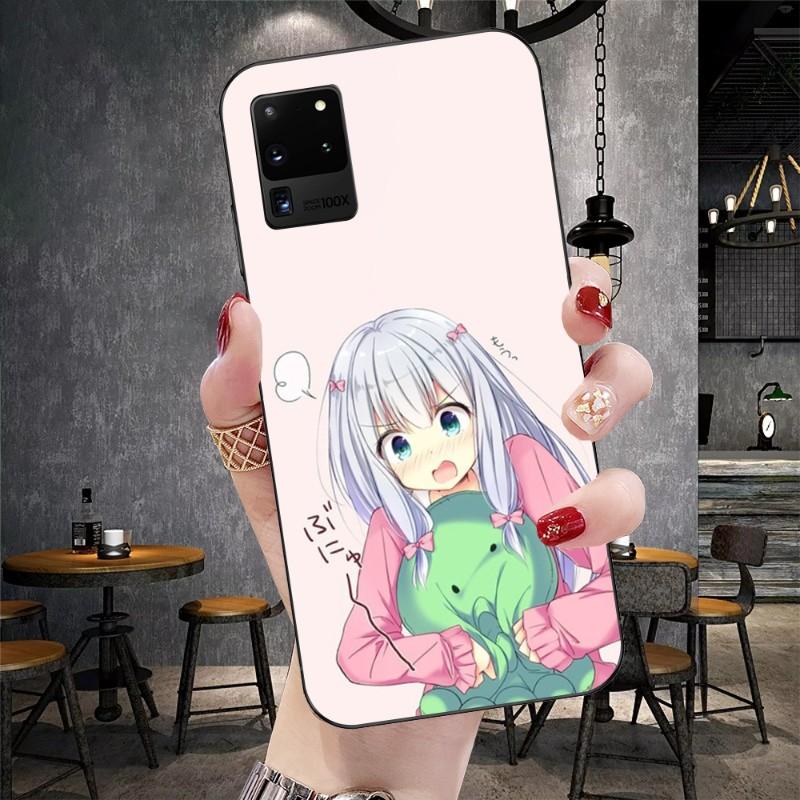 Eromanga Sensei Manga Anime Phone Case For Samsung Galaxy S6 S7 S8 S9 S10 S21 S22 Plus Ultra Soft Black Phone Cover