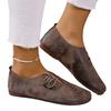 Large Size Spring and Autumn New Comfortable One-pedal Flat Shoes Casual Lazy Shoes Women