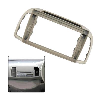 Marco embellecedor para radio de coche Nissan March Micra K12 2002-10 Kit de panel adaptador estéreo Piezas y accesorios para el interior del coche