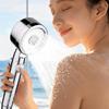 3-Function Turbocharged Shower Head Filter High Pressure Strong Boost Large Flow Bathroom Handheld Shower Head