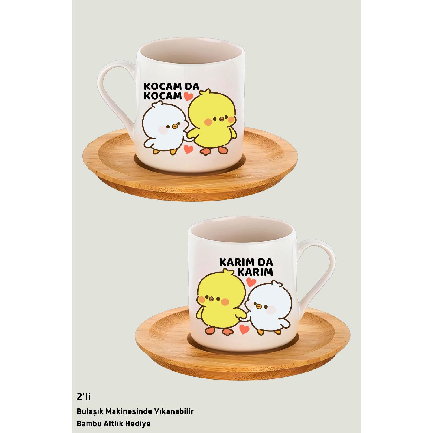 

Двойная чашка для турецкого кофе, «Моя жена и моя жена», чашка для турецкого кофе, дизайн моего мужа и моего мужа, 80 мл белый