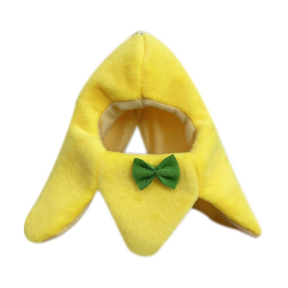 

Мягкая плюшевая шапка для куклы-животного, мультяшный розовый головной убор для маленького бобра, кавайная кукольная шляпа Banana