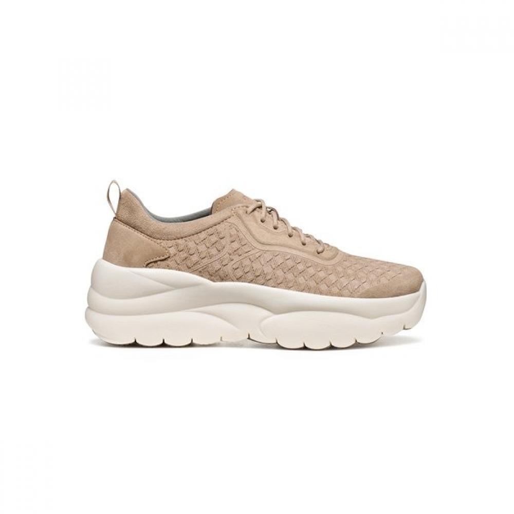 Geox Women Comfort Sneakers Elevated Pink 8gx1fb5f8s 35(225)