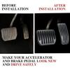 Tesla Model Y Accessories Anti-Slip Auto No Drilling Foot Pedal Brake and Gas Pedal Pad Fit for Tesla Model 3 Model Y 2017-2021 Accelerator Pedal