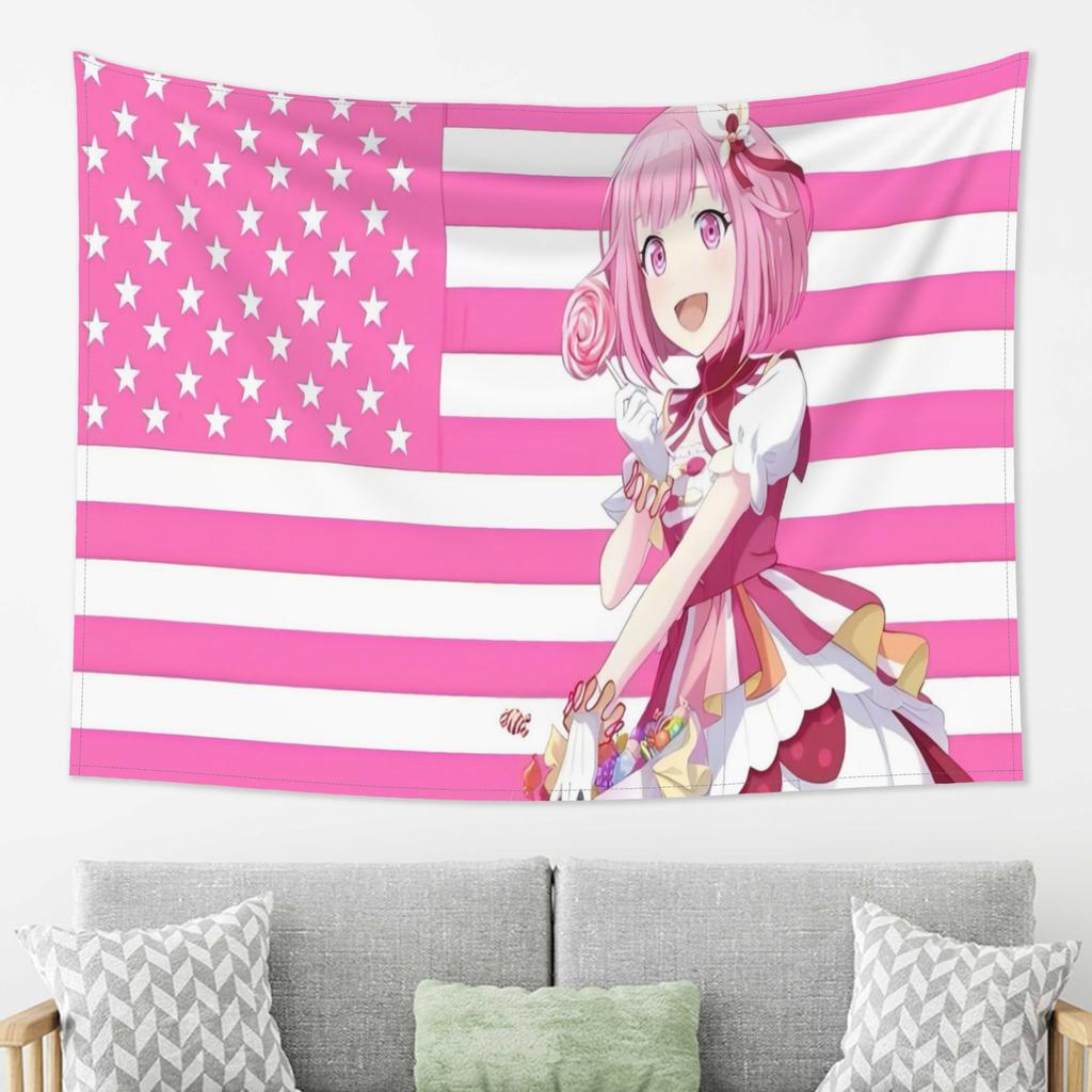 World Project Phoenix Laughing Dream Tapestry Anime Game Character Wallpaper Background Wall Room Decoration