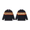 Cardigan Corteiz Tendência de Lã com Zíper - Jaqueta Unissex Hip Hop Streetwear Retrô Americano