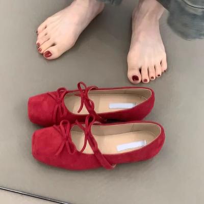 Mode 2025 Printemps/Automne Nouvelles Chaussures Plates Simples pour Femmes Mode Douces Ballerines Semelle Souple Élégantes Mary Jane Robe Chaussures pour Femmes