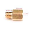 1/8 NPT Female To 1/8 BSPT Male Adapter Gauge Sensor Thread Oil Pressure Adapter
