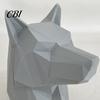Animal Shaped Car Ornament 3D Printed Wolf Trailer Hitch Decoration, Howling Head for Truck SUV Rear Bumper, Matte Finish Outdoor Vehicle Decor