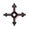 4 In 1 Drilling Tool Handheld 4 In 1 Drills Chuck Key 4 In 1 Multifunctional Steel Drills Chuck Key Fit Handheld Drilling Tool