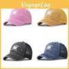 Cotton Baseball Cap Embroidered Geometric Features Summer Outdoor Activities