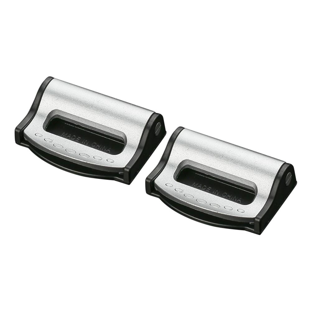 

Пара автомобильных ремней безопасности, устройство для защиты плеч, пряжка, дети, фиксированный регулятор эластичности для беременных женщин, фиксированные ограничители серебряный