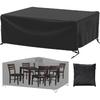 Patio Furniture Covers Waterproof, Outdoor Furniture Covers Rip-proof for Patio Furniture Set Table and Chairs, Windproof UV and Fade Resistant