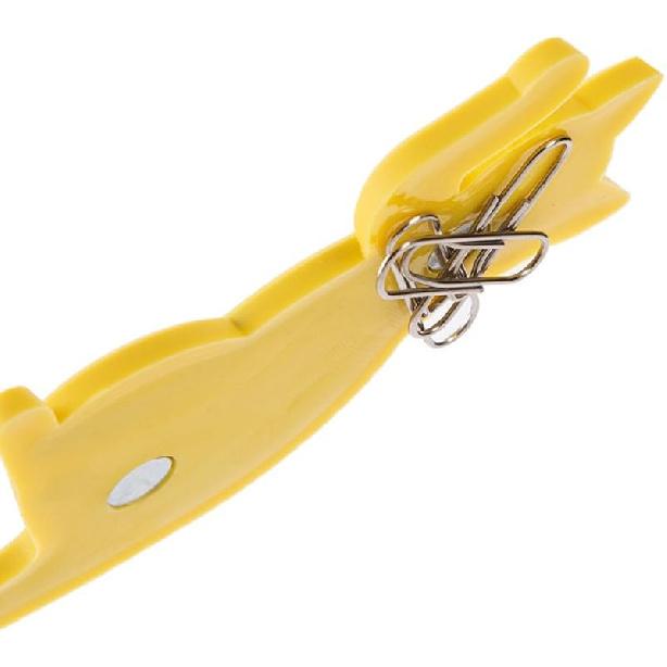 Cute Multifunction Cat Magnetic Refrigerator Sticker Fridge Magnet Hanging Hook 2 in 1 Gray cat/Black white cat/Yellow striped cat/Gray Yellow