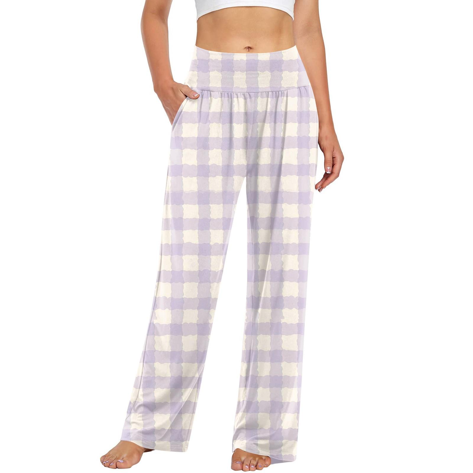 

Женские повседневные модные брюки с клетчатым принтом Повседневные брюки XL