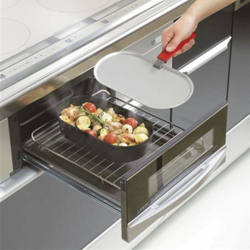 Oaks Uchicook Grill-in Roaster, Red, UCS17