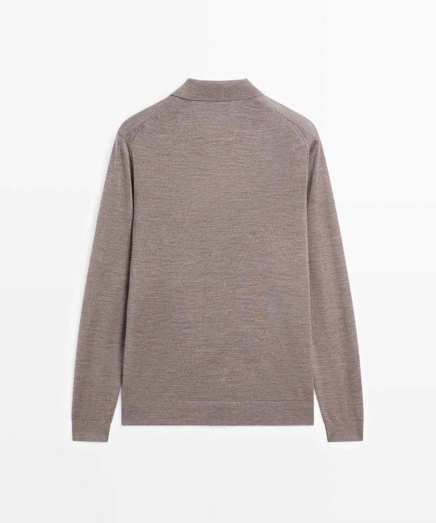 Masimodutti Polo Neck Wool Knit Sweater