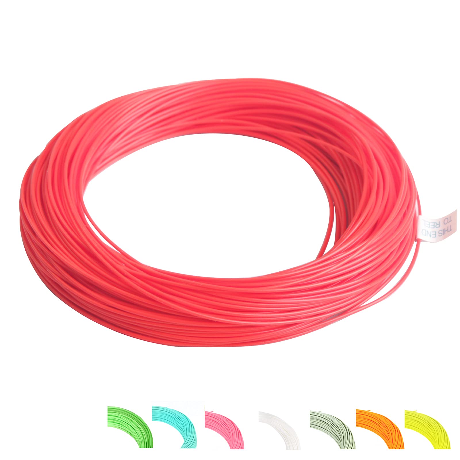 Maxcatch WF Fly Line 100ft Yellow, Orange, Teal Blue, Moss WF5F