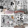 Japanese Popular Anime Self-adhesive Wall Stickers Wallpaper For Vibrant Room Decoration