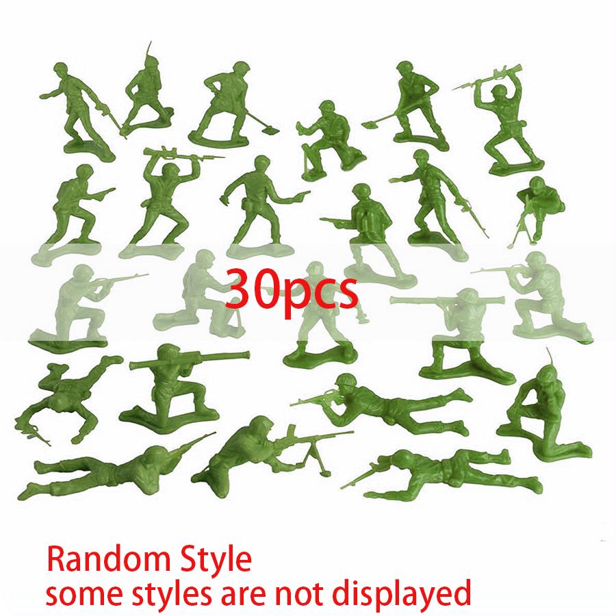 10/30/100pcs Mini Soldiers Model Sand Table Military Simulation Game Props for Party Indoor Decor Collection Birthday Gift XJM