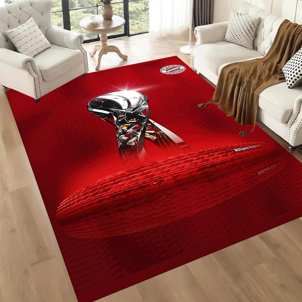 Bayern Munich Area Rug Suitable for Playrooms Game Room Study Room Dining Room Anti-slip Rug Anime Office Decor Gift for Festivals