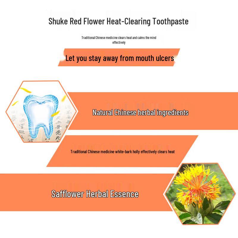 Suke Herbal Safflower Spearmint Toothpaste