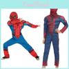 Spider-man Homecoming Hero Kids Costume Outfit Featuring Lifelike Muscle Design And Exquisite Workmanship