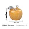 1742-30mm Big Apple Natural Crystal Stone Ornament for Christmas