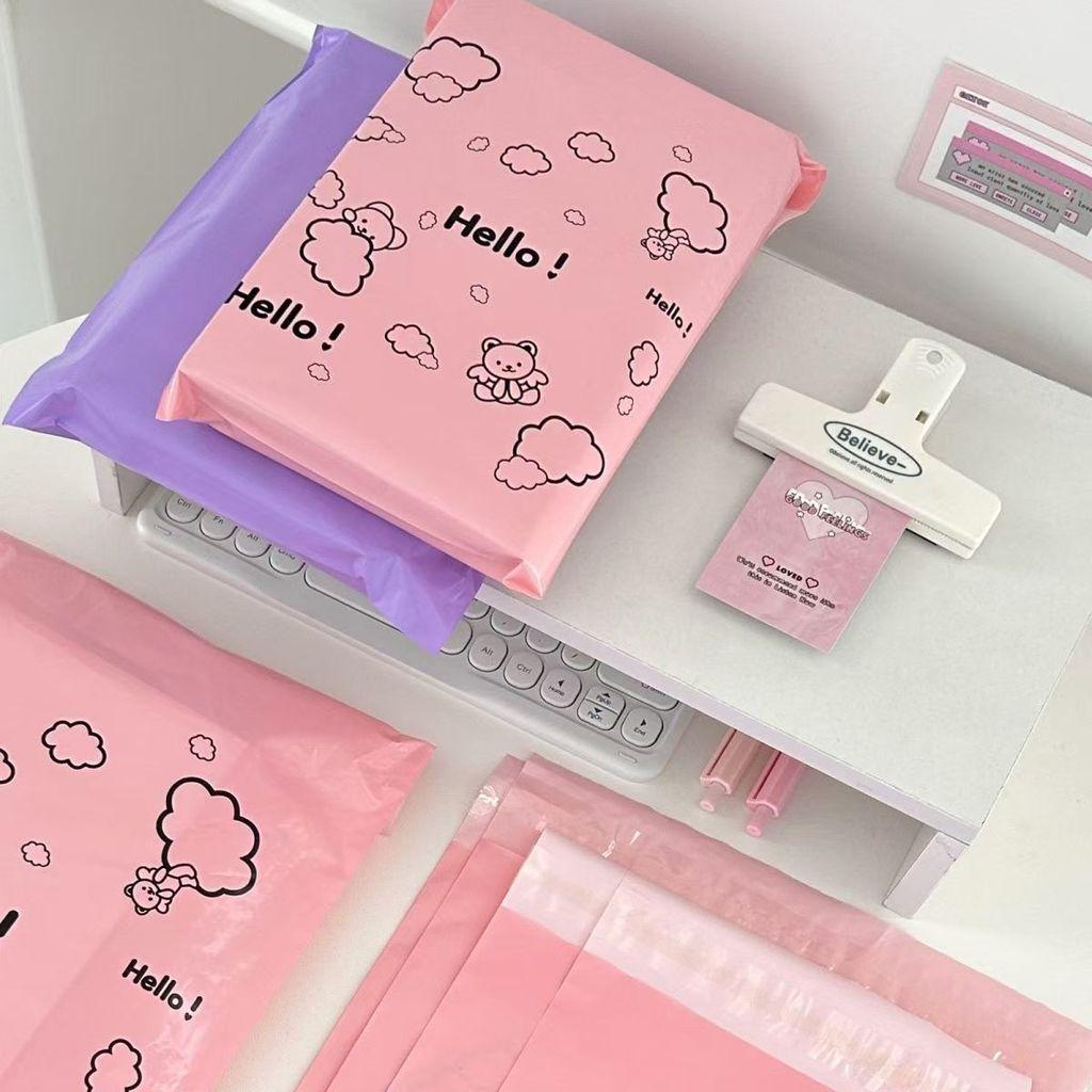 Disposable Sanitary Pad Trash Bag With Support For Pink Home Use