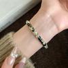 Enamel Flower Bangle Traditional Women's Hand Bracelet Vintage Cloisonne Bangle  Jewelry Gifts