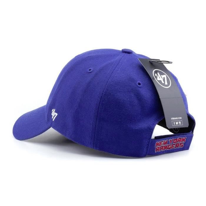 Casquette Décontractée - MVP New York Rangers - Ajustable - Couronne Structurée - Bords Incurvés
