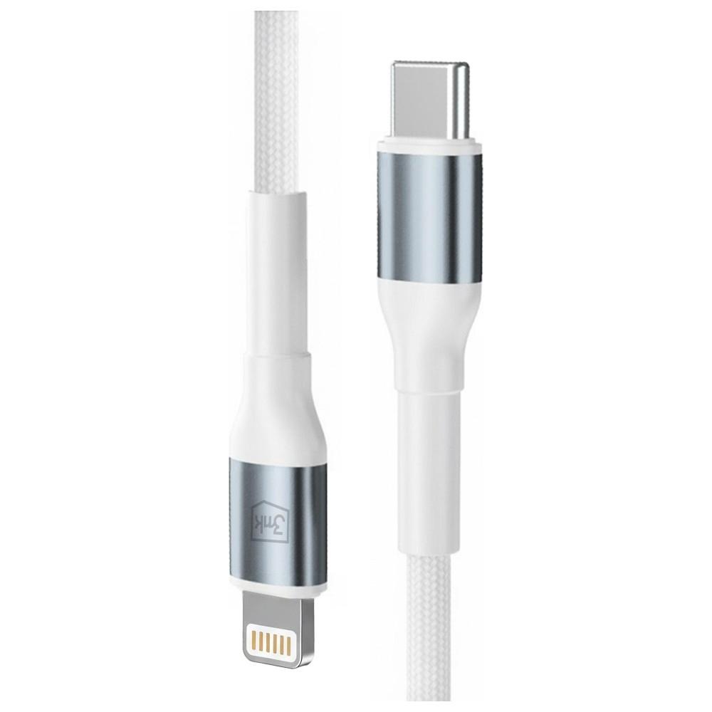 Kabel 3Mk Hyper Cable N-Series Usb-C Do  Lightning 1M 9V/2A 20W Biały