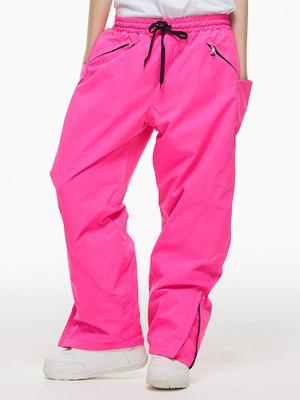 Unisex Waterproof Winter Ski Pants - Warm, Thick, Loose Fit