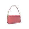 Michael Kors Mk Bradshaw Solid Letter Logo Chain Quilted Weave Flap Leather Baguette Bag Women Bags Light-Pink 30S1G2BL1T-644
