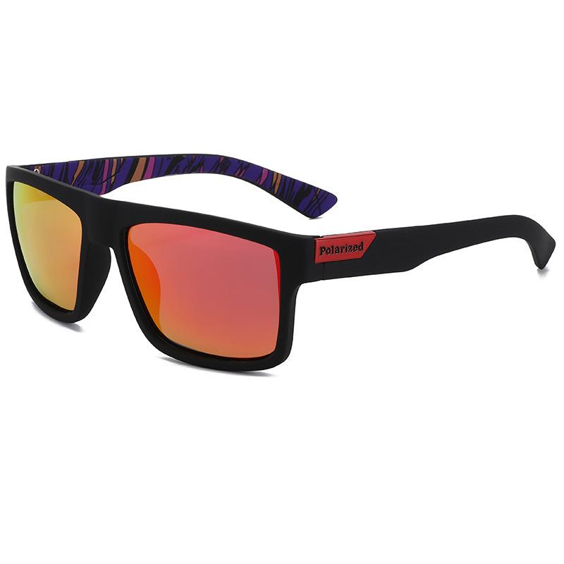 

Роскошные поляризованные солнцезащитные очки Fashion Square Мужские солнцезащитные очки Vintage Driving Fishing Eyeglasses Sport Shadows UV