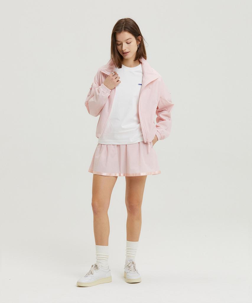 AVEN Flor String Flare Skirt Pink