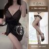 Erotic Underwear Is Pure and Shiny, Deep V Suspender Skirt, Hot Style Split Fork Transparent Couple Erotic Clothes
