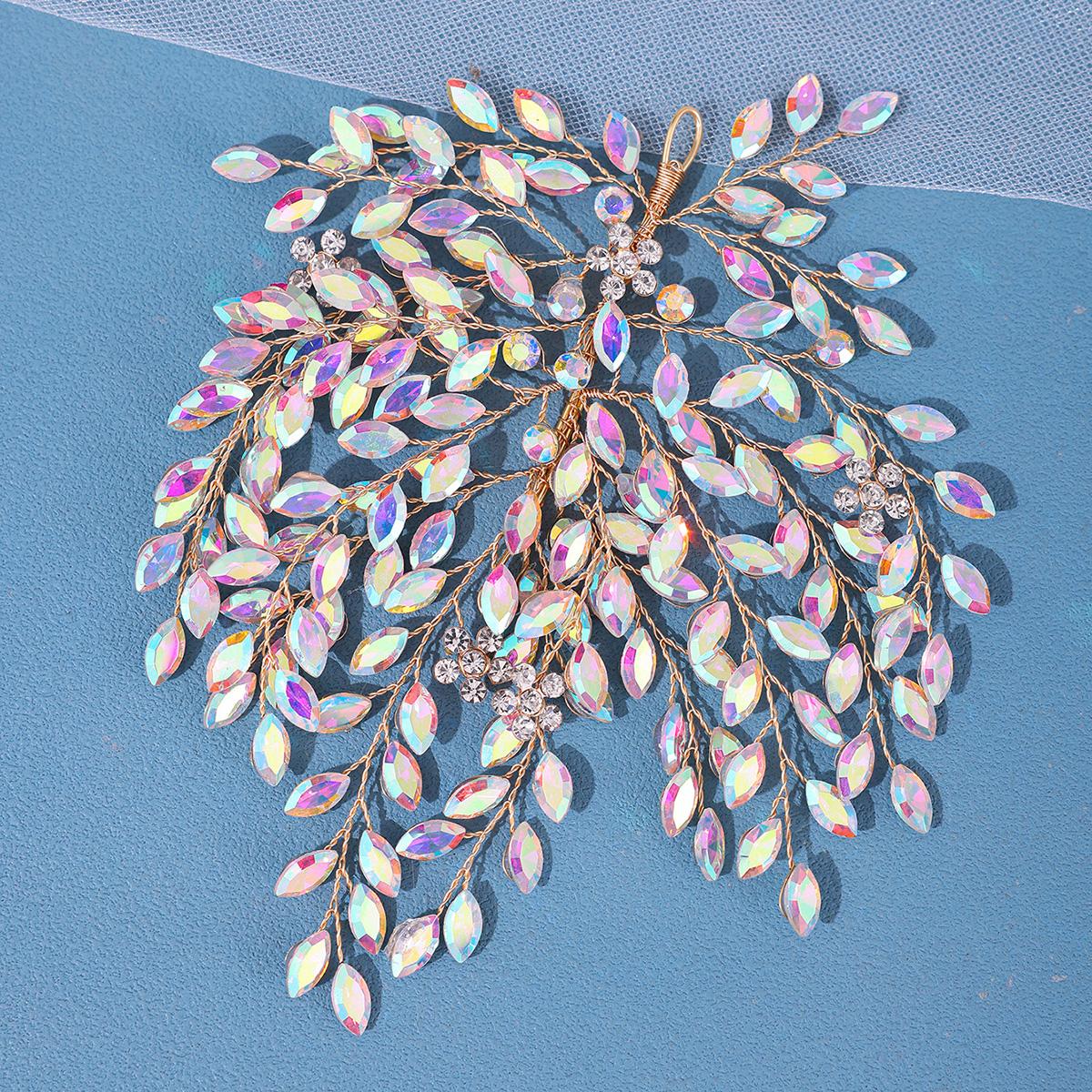 

8 цветов роскошный хрустальный сплав со стразами свадебный ободок винтажный свадебный головной убор аксессуары ручной работы головной убор для вечеринки