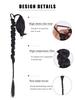 26 inch Long ponytail with rubber band twisted braid, hair extension synthetic braided ponytail