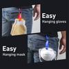Multifunctional Fastener Hook Plastic Safety Work Gloves Clamp Belt Holder For Hanging Gloves Masks Towels And Sports Kettles