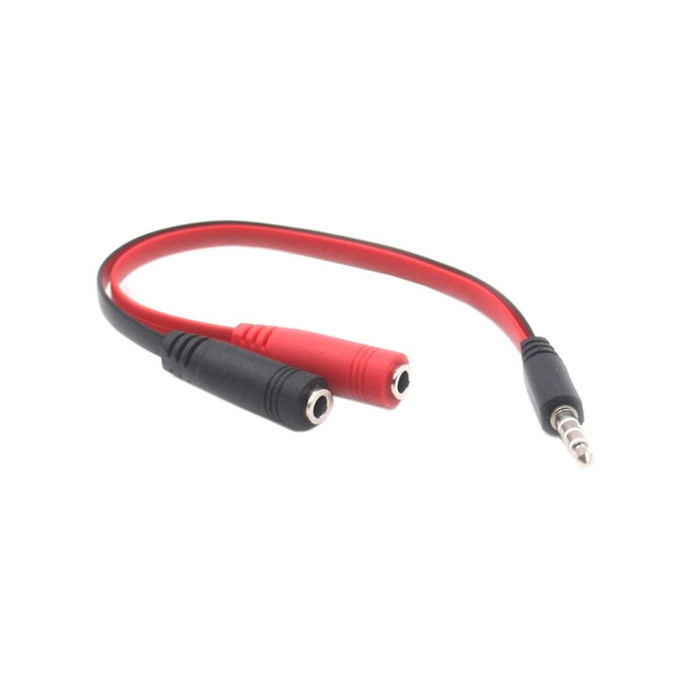 Audiokabel 3,5 Klinke Audio Splitterkabel 1 Buchse auf 2 Stecker Tragbar Smartphone