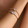 Elegant Circle Diamond Bracelet - Luxury Women's Bangle with Shimmering Design