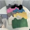Windproof Solid Color Hairband Wide Edge Warm Hair Band Sweet Cat Ears Knitted Headband Ladies