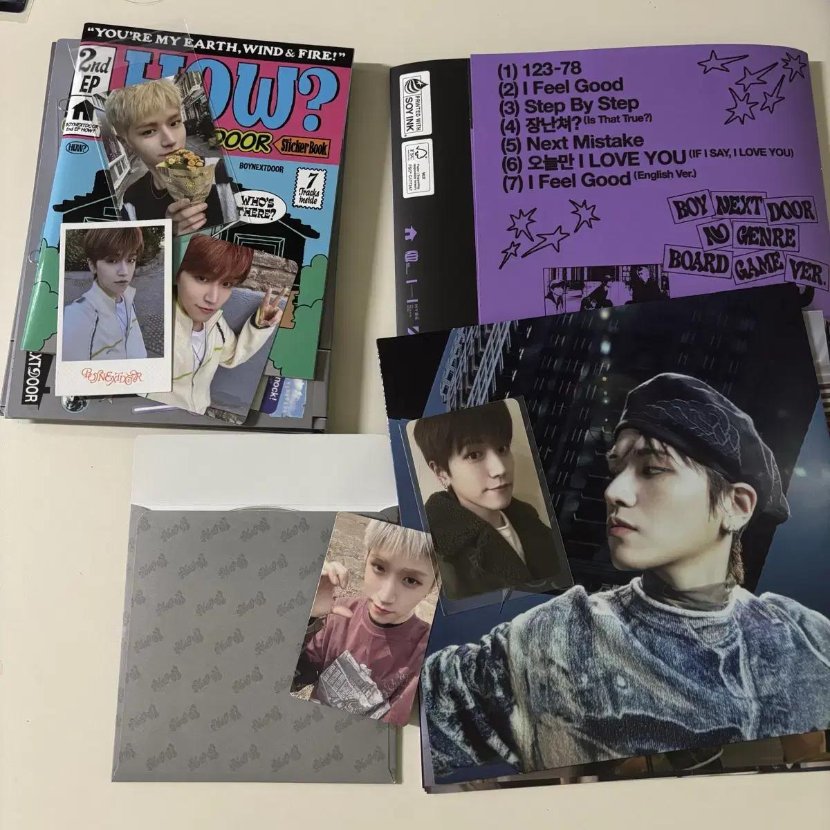 

Boynextdoor Riwoo Sticker Album Call Board Game Set